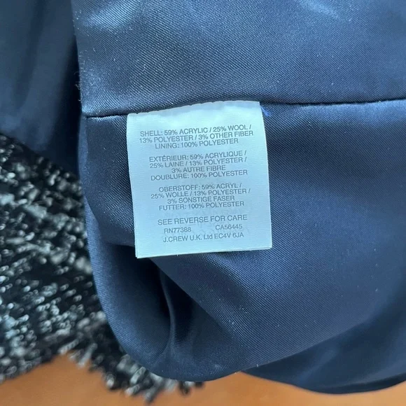 J. Crew Tweed Swing Coat - Picture 6 of 7